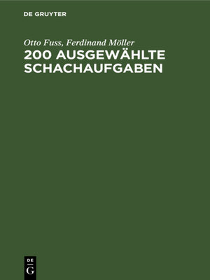 cover image of 200 Ausgewählte Schachaufgaben